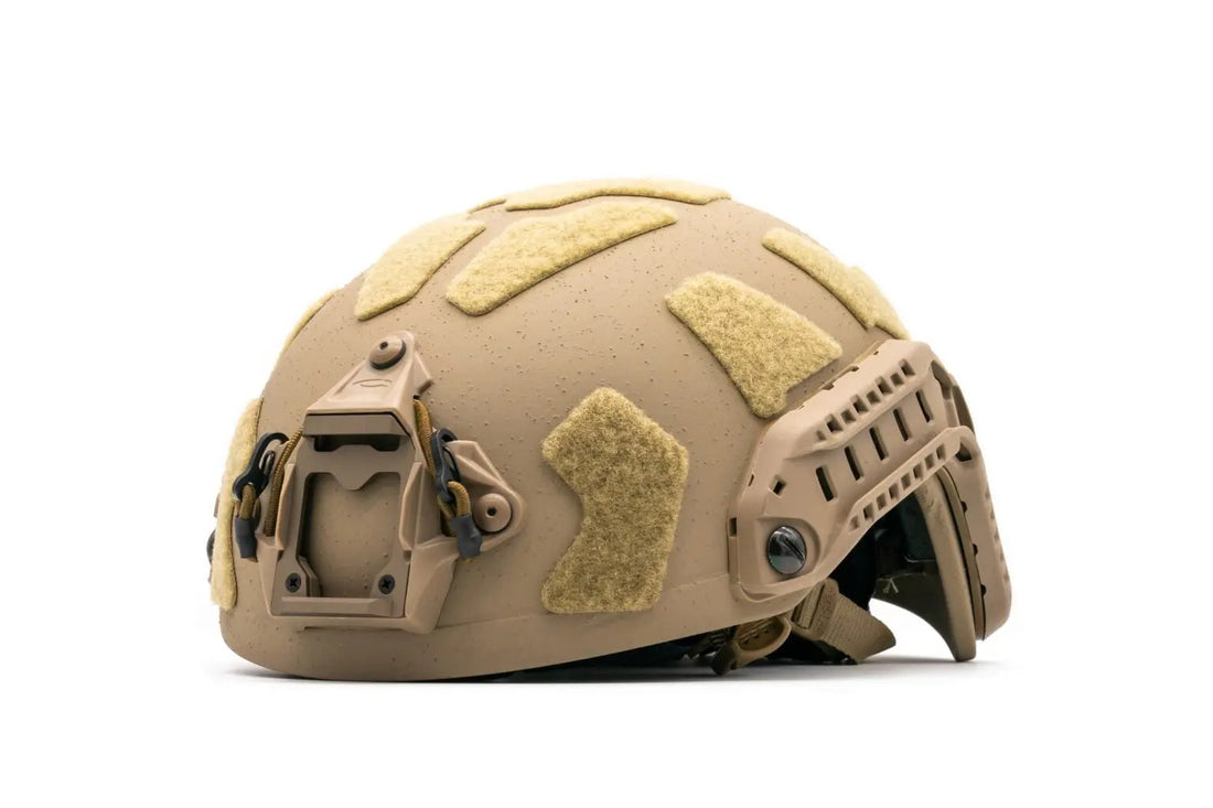 Specter Defense FAST Defender Level IIIA Ballistic Helmet – Aramid Kevlar tactical helmet with NVG shroud, Picatinny rails, 4-point chin strap, and Team Wendy type padding