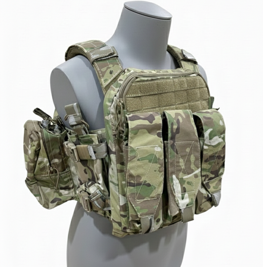 MPC V3-Micro Plate Carrier Multicam-Lightweight-Specter Defense-Adjustable-Takes 10x12 plates-